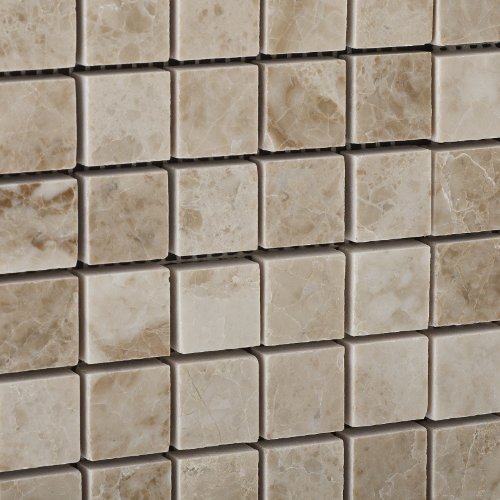 Cappuccino Marble Mosaic Tile 1x1, Polished