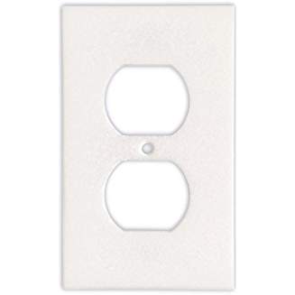 Thassos White Marble Switch Plate Cover, Polished (SINGLE DUPLEX) - Tilefornia