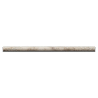 Cappuccino Marble Pencil Tile Trim 1/2x12, Polished