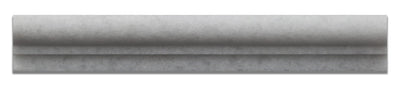 Crystal White Marble Chair Rail Trim (OG-1) 2x12, Honed