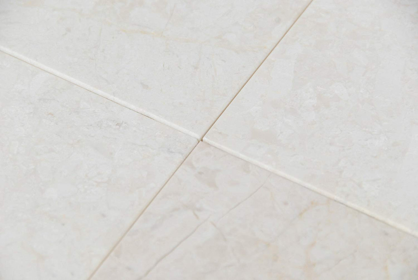 White Pearl Marble 12X12 Polished Tiles - Standard Quality (LOT of 80 PCS. (80 SQ. FT.)) - Tilefornia