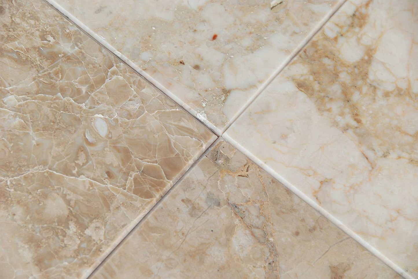 Cappuccino Marble 18 X 18 Field Tile, Standard Quality, Polished (Lot of 100 Pieces (225 Sq. Ft.)) - Tilefornia