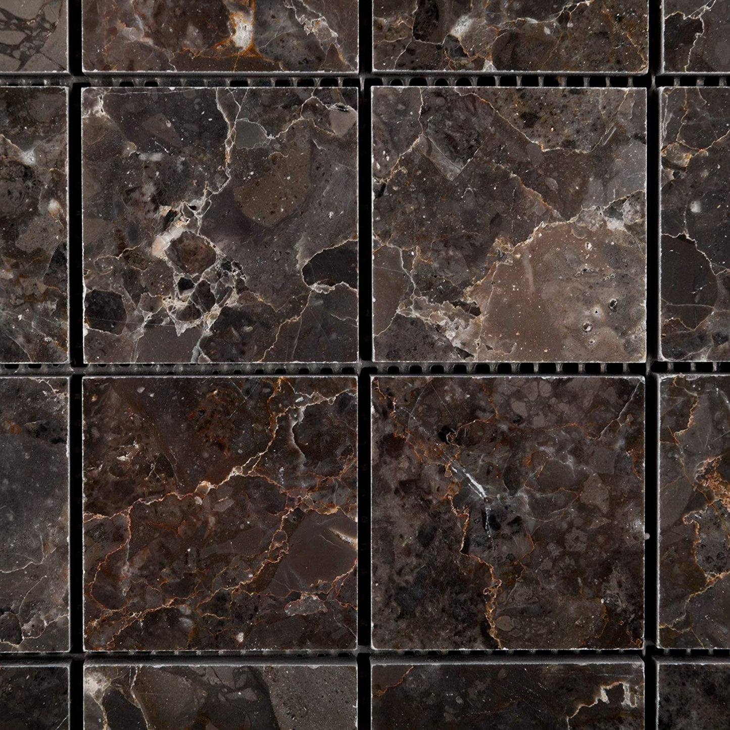 Grigio Verona Marble 2 X 2 Polished Mosaic Tile - Lot of 50 Sheets - Tilefornia