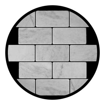 Carrara Marble Italian White Bianco Carrera 3x6 Wide Beveled Marble Subway Tile Honed - Tilefornia