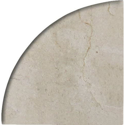 Crema Marfil Marble Corner Shower Shelf 9x9 in, Polished