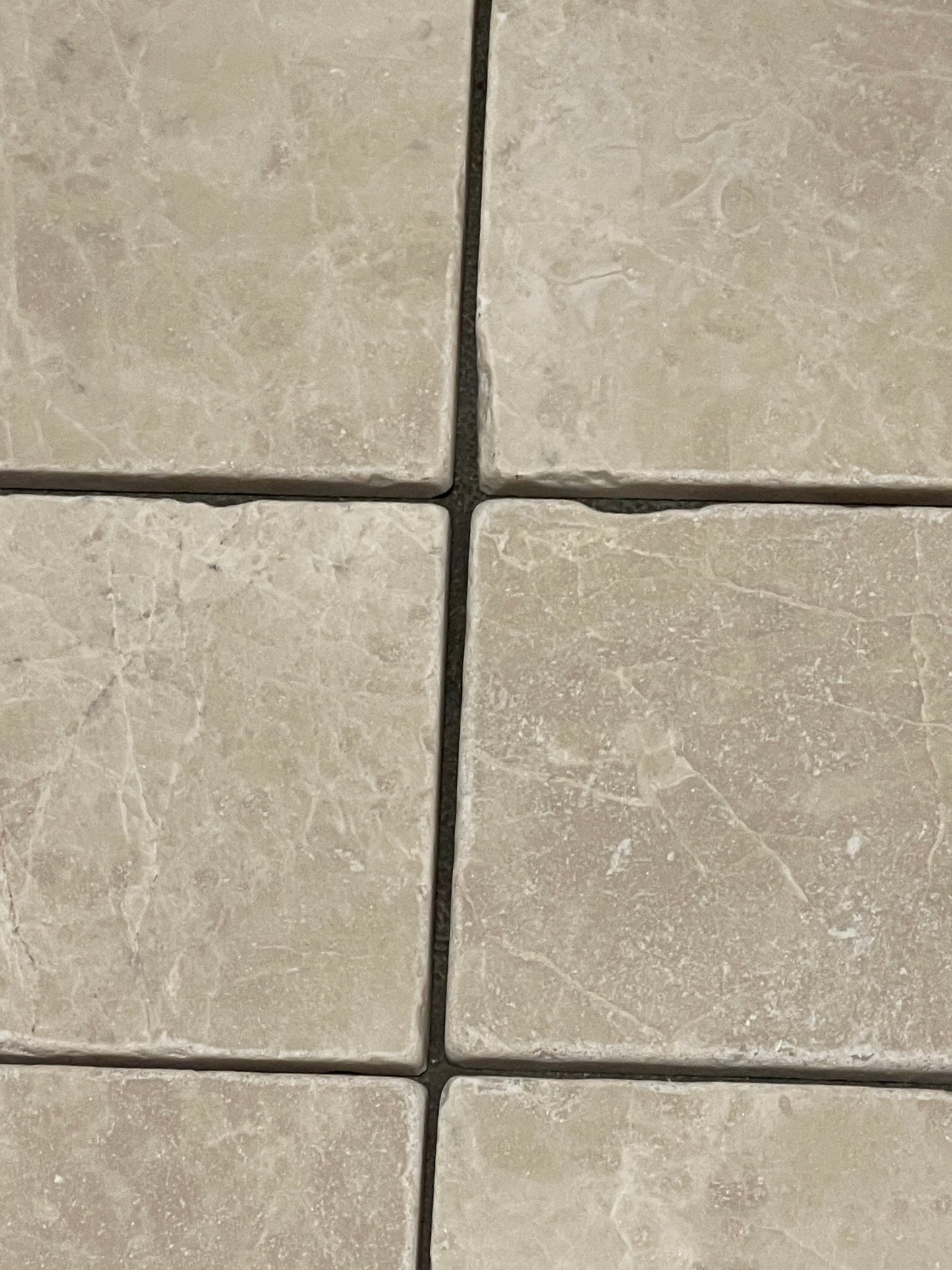Turkish Crema Marfil Marble 4 X 4 Tumbled Field Tile - Box of 5 sq. ft. - Tilefornia