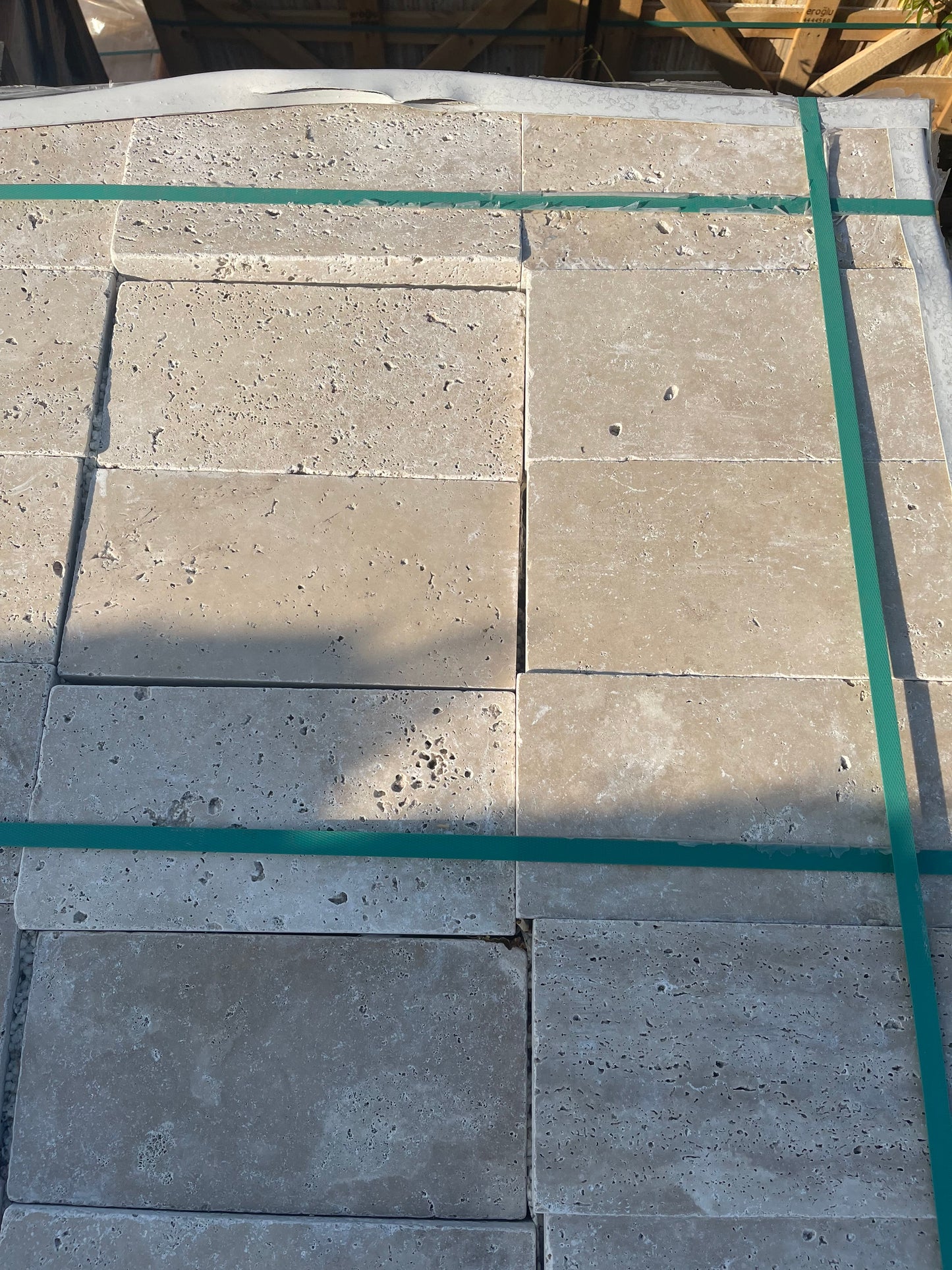 Walnut Travertine 6 X 12 Paver Field Tile 300 sq.ft. (600 pcs.) - Tilefornia