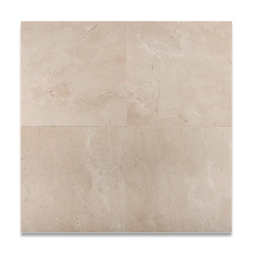 Crema Marfil Marble Tile 12x12, Polished