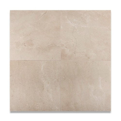 Crema Marfil Marble Tile 12x12, Polished