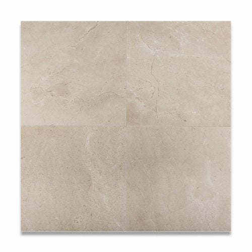 Crema Marfil Marble Tile 12x12, Polished