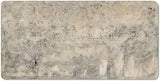 Silver/Grey Travertine Tumbled 3"X6" Subway Tile - Tilefornia