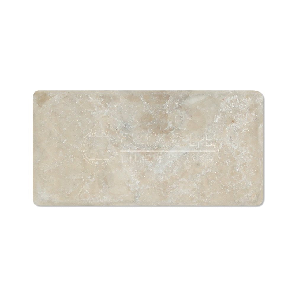 Cappuccino Marble Subway Tile 3x6, Tumbled