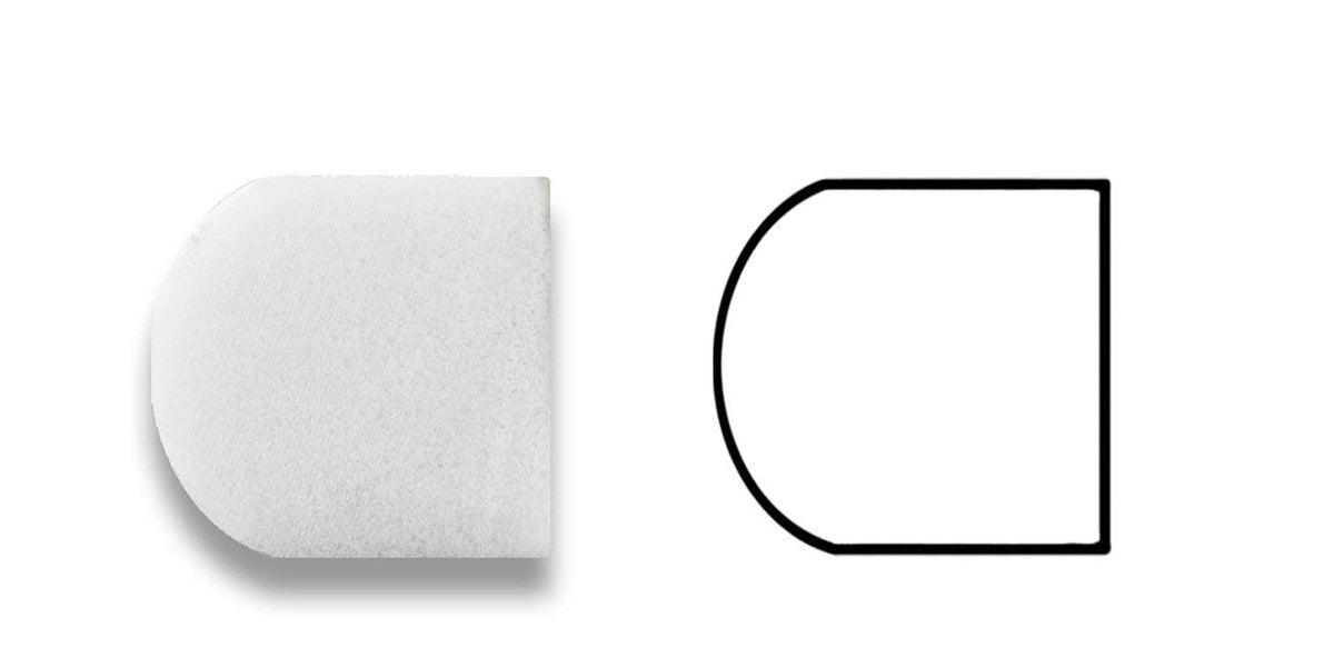 White Carrara Marble Pencil Tile Trim 3/4x12, Honed