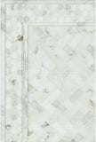 Calacatta Gold (Italian Calcutta) Marble 3/4 X 12 Bullnose Liner, Polished - Tilefornia