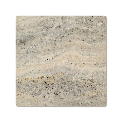 Silver Travertine Tile 6x6, Tumbled
