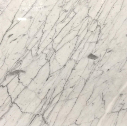 White Carrara Marble Tile 12x12, Polished