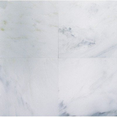 White Carrara Marble Tile 12x12, Polished