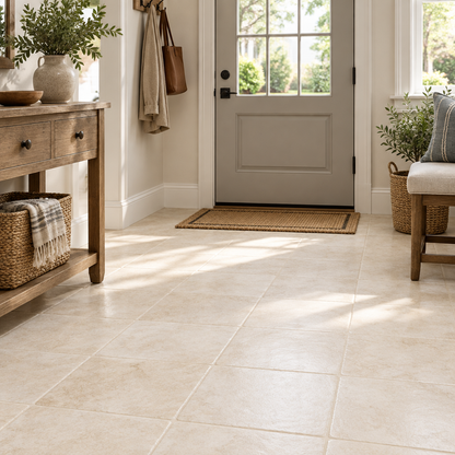 Beige Botticino Marble Tile 12x12, Tumbled