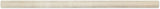 Crema Marfil Spanish Marble 1/2 X 12 Pencil Liner Trim Molding, Polished 62 pcs.