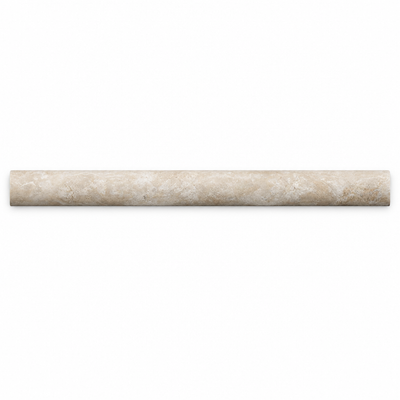 Beige Durango Travertine Dome Tile Trim 1x12, Honed