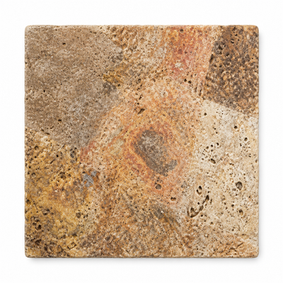 Scabos Travertine Tile 18x18, Tumbled