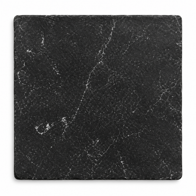 Nero Marquina Marble Tile 6x6, Tumbled