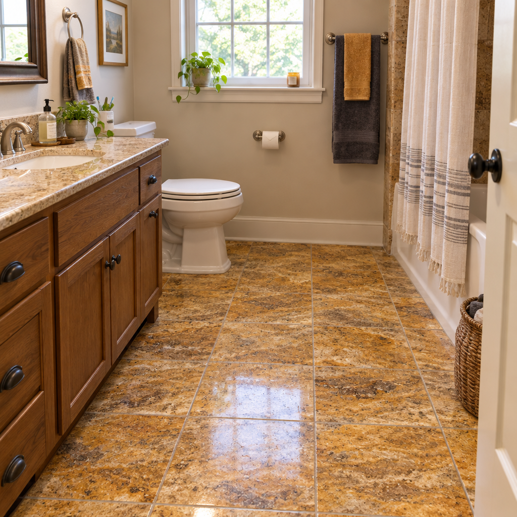 Scabos Travertine Tile 12x12, Filled & Polished