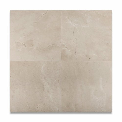 Spanish Crema Marfil Marble Polished 12" X 12" Field Tile - Box of 5 sq. ft. - Tilefornia