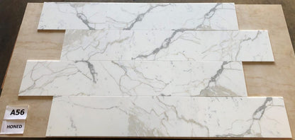 Tilefornia Calacatta Gold Marble 12"X24" Polished/Honed Field Tile - Tilefornia
