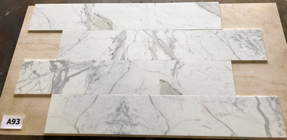 Tilefornia Calacatta Gold Marble 12"X24" Honed/Polished Field Tile - Tilefornia