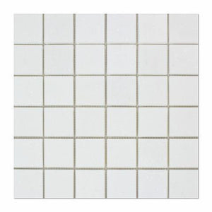 Tilefornia Thassos White 2" X 2" Marble Mosaic Polished/Honed - Tilefornia