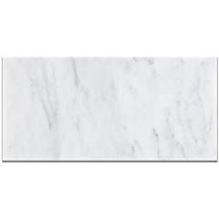 Oriental White - Eastern White Marble 6 X 12 POLISHED Subway - Brick Field Tile - Box of 5 sq. ft. - Tilefornia