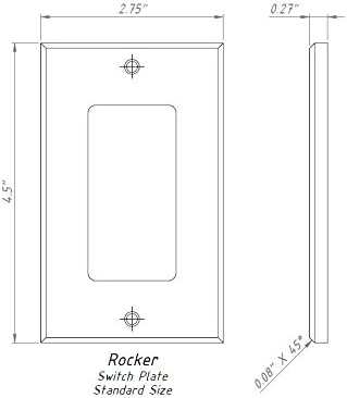 Italian Calacatta Gold Marble Switch Plate Cover, Honed (SINGLE ROCKER) - Tilefornia
