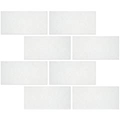 Thassos White Greek Marble 3 X 6 Subway Brick Tile, Honed - Tilefornia