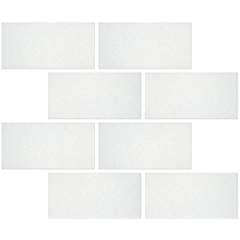 White Thassos Marble Subway Tile 3x6, Polished