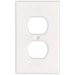 Thassos White Marble Switch Plate Cover, Polished (SINGLE DUPLEX) - Tilefornia
