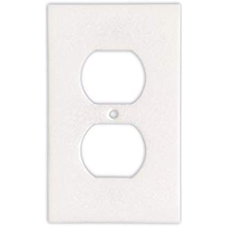 Thassos White Marble Switch Plate Cover, Polished (SINGLE DUPLEX) - Tilefornia