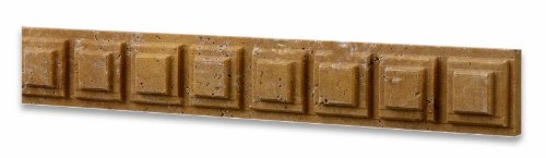 Gold / Yellow Travertine Honed 1 11/16 X 12 La Jolla Molding Trim - Box of 5 pcs. - Tilefornia