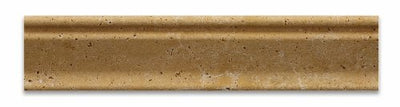 Gold Travertine Crown Molding Trim 2 1/2x12, Honed
