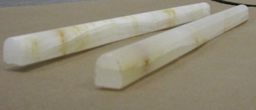 White Onyx Pencil Decorative Bullnose Molding Trims 3/4