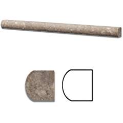 Rustic Green (Seagrass) Limestone Honed 3/4 X 12 Bullnose Liner Trim Molding - Standard Quality - BOX of 15 PCS - Tilefornia