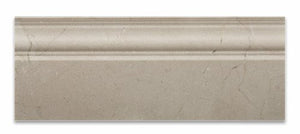Crema Marfil Marble Polished 5 X 12 Baseboard Trim - Box of 5 Pcs. - Tilefornia