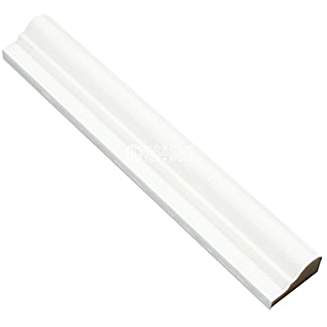 Thassos White Greek Marble OG-1 Single-Step Chair Rail Molding Trim, Polished - Tilefornia