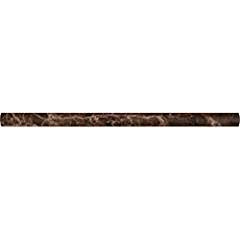 Montego Sela 3/4 x 12 Emperador Caf? Marble Polished / Beveled Pencil Moldings Tile - Tilefornia