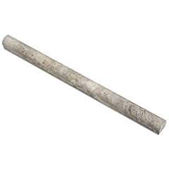 Silver Travertine 3/4 X 12 Bullnose Liner, Honed (LOT of 50 PCS.) - Tilefornia
