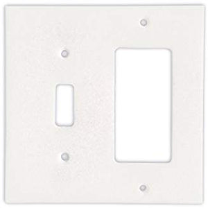 Thassos White Marble Switch Plate Cover, Polished (TOGGLE ROCKER) - Tilefornia