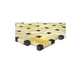 Honey Onyx Basketweave with Black Marble Tile Premium Polished - Tilefornia