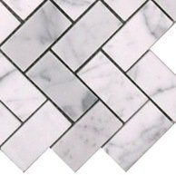 Carrara Venato Honed Herringbone (Sample) - Tilefornia