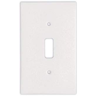 Thassos White Marble Switch Plate Cover, Honed (SINGLE TOGGLE) - Tilefornia