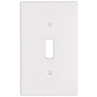 Thassos White Marble Switch Plate Cover, Honed (SINGLE TOGGLE) - Tilefornia